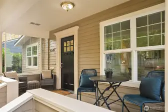 Charming Covered Front Porch