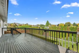 Oversized deck for relaxing vibes....