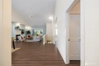 beautiful floors, high ceilings!