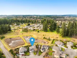 A view of the Tall Firs Disc Golf Course. This course was designed by renowned Master Designer John Houck.