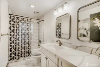 Guest Bathroom Upstairs.