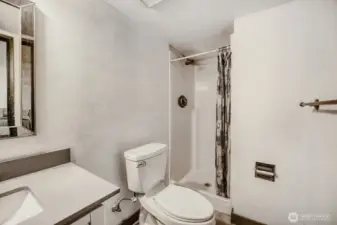 MIL 3/4 Bathroom Downstairs.