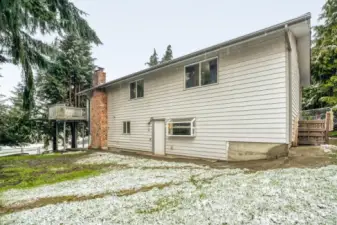 Shed for Extra Storage.