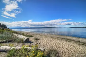 Hood Canal access a couple of blocks away