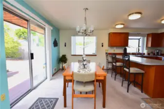 Large doors allowing ease of access to the huge custom deck; great for bbq'ing and entertaining.