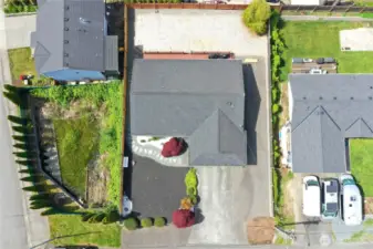 Mature landscape w/easy maintenance.
