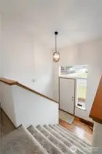 Extra wide staircase