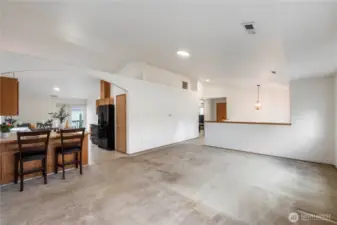Vaulted ceilings