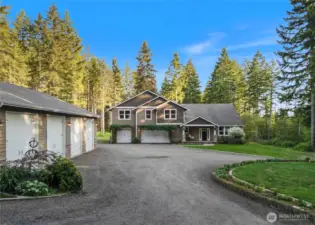 Your Exquisite Home, with 4-bay garage & guest house
