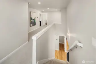 Large landing on the 2nd level.