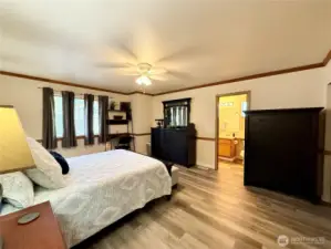 Alternate view of the primary bedroom. (bedroom 3 of 3)