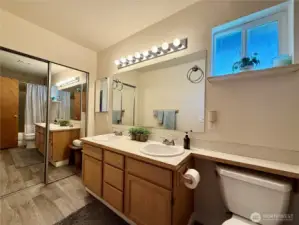 Primary bathroom.