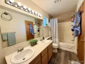 Another view of the primary bathroom.