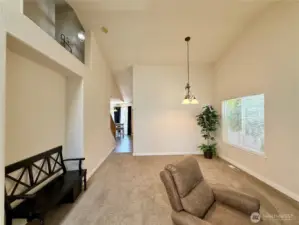 View from the living room into the Dining area.