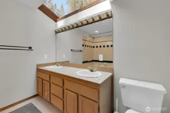 Primary bath is a 5 piece ensuite.