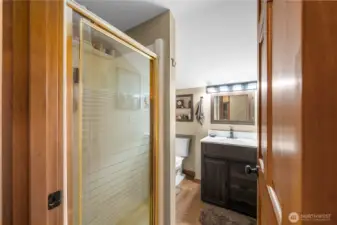 3/4 bathroom on 2nd floor.