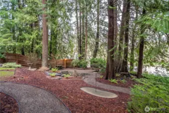 Park-like setting backyard!