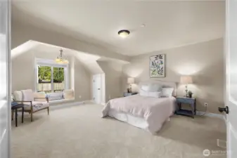 Second room upstairs is very large.