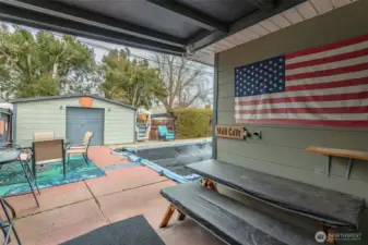 Outdoor covered area