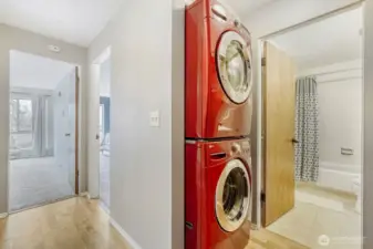 Newer washer and dryer in-unit