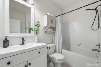 Downstairs primary bathroom