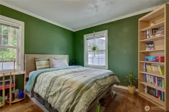 bedroom on the main floor