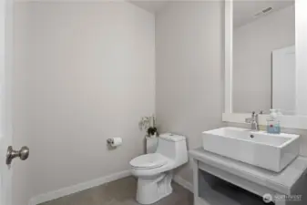 main floor half bath