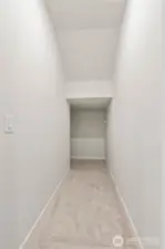 under the stairs storage