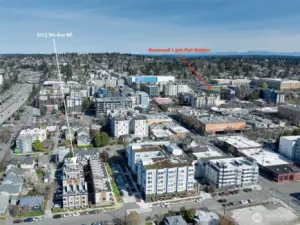 Just steps away from the Roosevelt light rail station