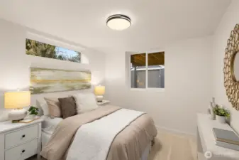 There are an additonal three bedrooms in the basement