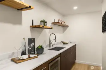 Additionally the basement features a full wetbar for an added layer of convenience