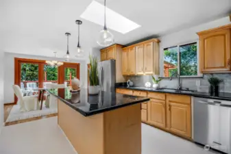 upstairs kitchen