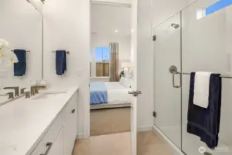 Primary Bathroom and bedroom.  Photos are for illustrative purposes