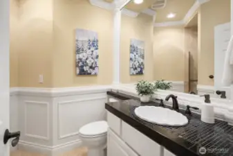 Super convenient 3/4 bath on the main level.