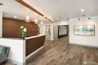 Lobby and Concierge Desk