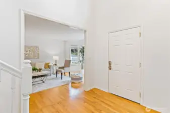 Formal living room off the entry.