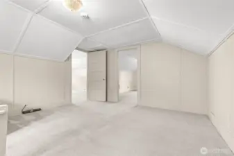 Loft area upper level