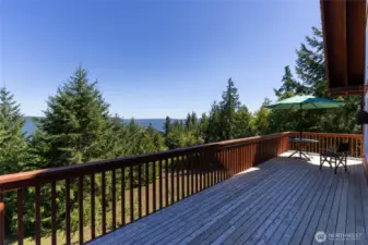 View from the main floor deck