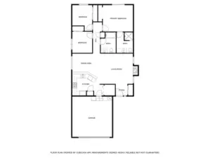 Thoughtfully designed floor plan with a great flow throughout.