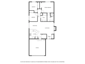 Thoughtfully designed floor plan with a great flow throughout.