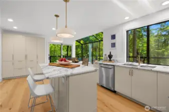 Abandance Of Storage Space In The Kitchen.