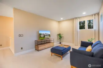 Upstairs family room