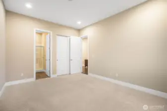 Downstairs guest suite