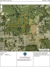 Top 2 lots are now one large lot. Parcel number will be given at closing