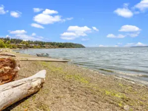 The Cove private beach for Normandy Park residents