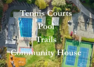 Close to tennis club and another community pool