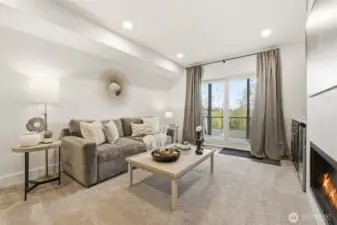 Family Room w/Separate Entrance