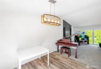 Kitchen eating area and Living Room