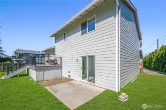 Side and Back Yard Patio