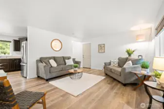Living room as you enter the house